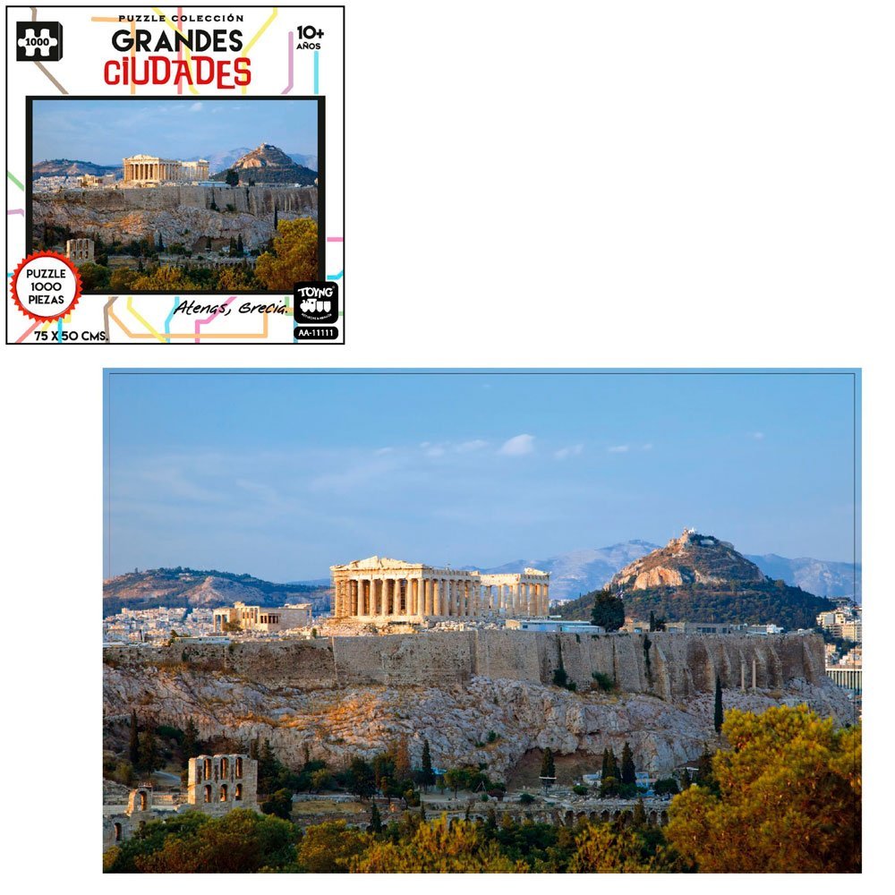 PUZZLE GRANDES CIUDADES 1000 PCS ATENAS, GRECIA PUZZLE GRANDES CIUDADES 1000 PCS ATENAS, GRECIA